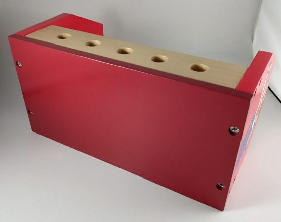 Narzędziowa drewniana skrzynka dla dzieci warsztat Wooden tool box for children Holzwerkzeugkasten für Kinder