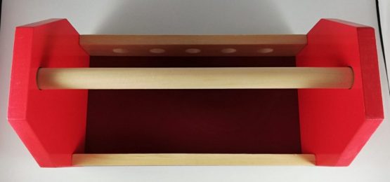 Narzędziowa drewniana skrzynka dla dzieci warsztat Wooden tool box for children Holzwerkzeugkasten für Kinder