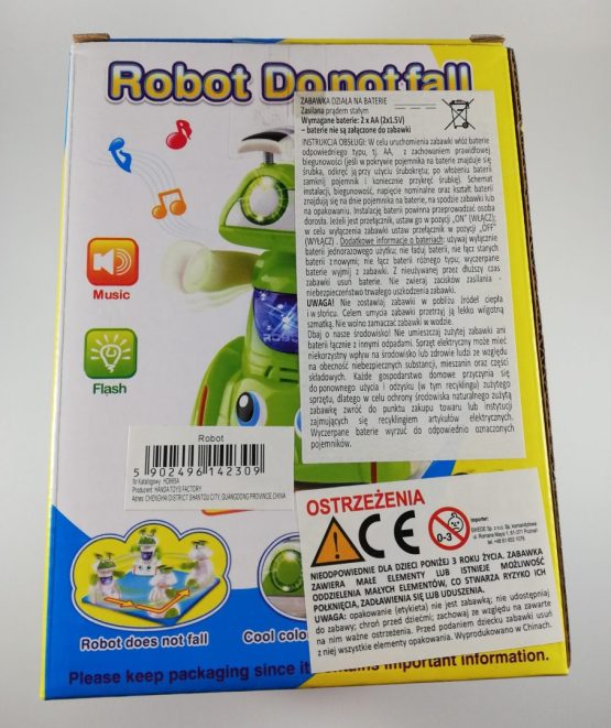 Robot Robocik zabawka jeżdżący dźwięki - obrazek 7