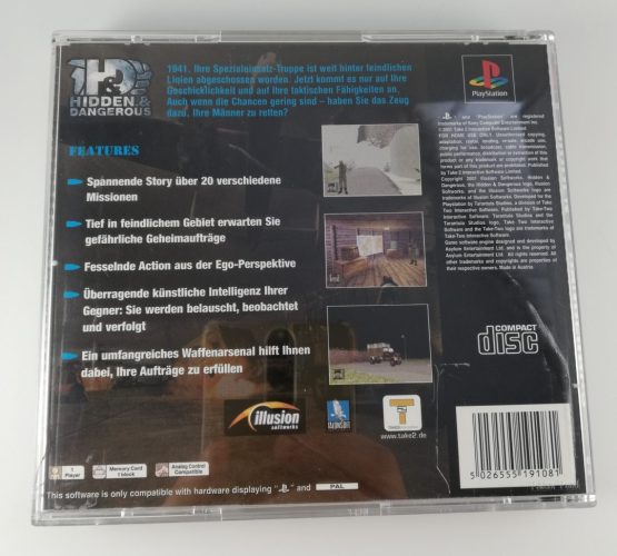 Stara gra kolekcjonerska na PlayStation 1 Hidden & Dangerous ps1 psx - obrazek 4