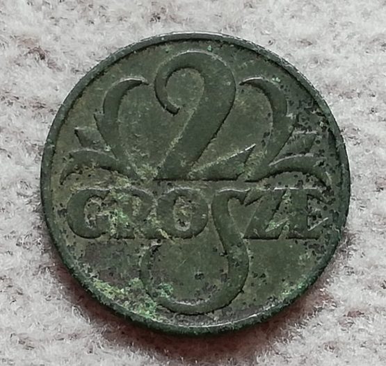 Stara moneta kolekcjonerska 2 grosze 1928 Polska
