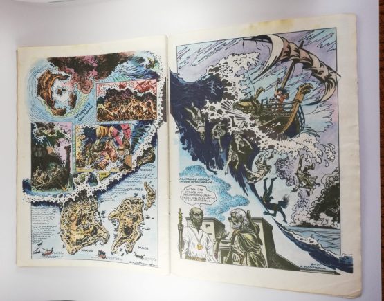 Stary komiks kolekcjonerski Zagłada Atlantydy 1 1986 PRL - obrazek 7