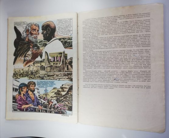 Stary komiks kolekcjonerski Zagłada Atlantydy 1 1986 PRL - obrazek 6