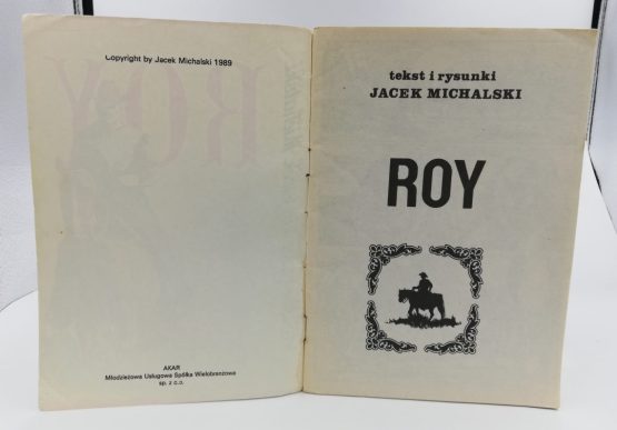 Stary komiks kolekcjonerski Roy 1989 PRL - obrazek 2