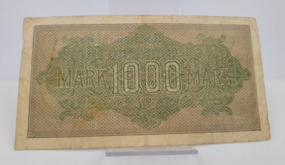 Stary Banknot Niemcy 1000 marek 1922 - obrazek 2