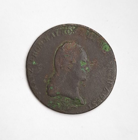 Stara moneta kolekcjonerska 6 kreutzer krajcarów chyba 1800 Austria - obrazek 2