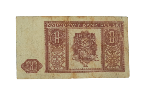 Stary Banknot kolekcjonerski 1 zł Polska 1946