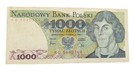 Stary Banknot kolekcjonerski Polska 1000 zł 1982