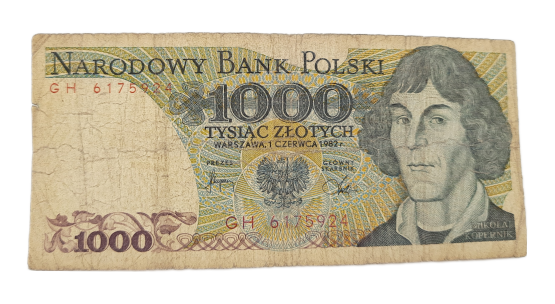 Stary Banknot kolekcjonerski Polska 1000 zł 1982