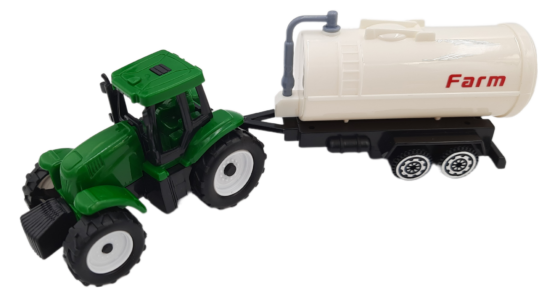 Ciągnik traktor zabawkowy 2 przyczepy dla dzieci - obrazek 3