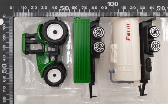 Ciągnik traktor zabawkowy 2 przyczepy dla dzieci - obrazek 4