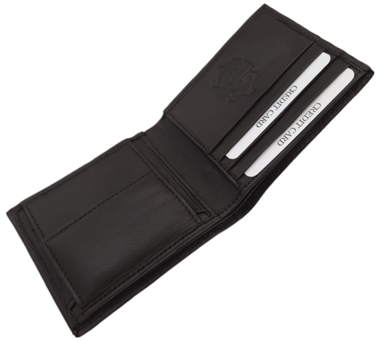 Zestaw upominkowy męski elegancki portfel brelok etui skórzany - obrazek 5