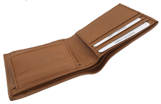 Zestaw upominkowy męski elegancki portfel brelok etui skórzany - obrazek 9