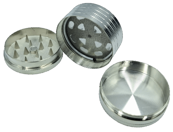 Młynek metalowy do tytoniu zioła crusher grinder euro - obrazek 5