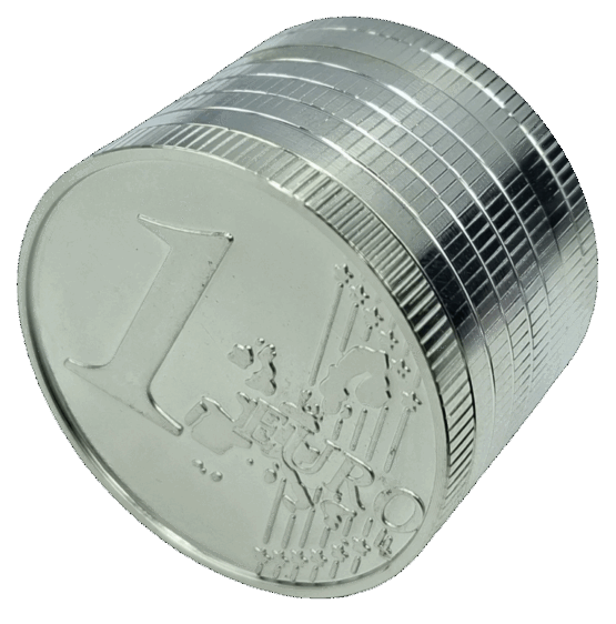 Młynek metalowy do tytoniu zioła crusher grinder euro - obrazek 2