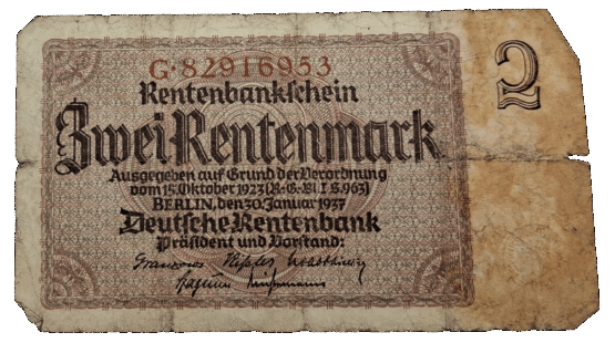 Stary Banknot kolekcjonerski Niemcy 2 marki 1937