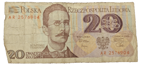 Stary Banknot kolekcjonerski Polska 20 zł 1982