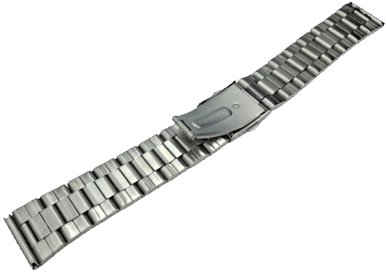 Bransoleta bransoletka do zegarka elegancka 22 mm stal nierdzewna - obrazek 5