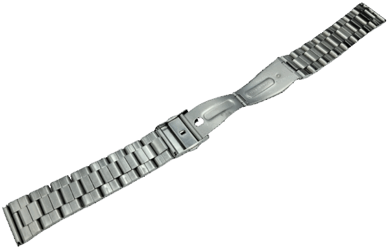 Bransoleta bransoletka do zegarka elegancka 22 mm stal nierdzewna - obrazek 6