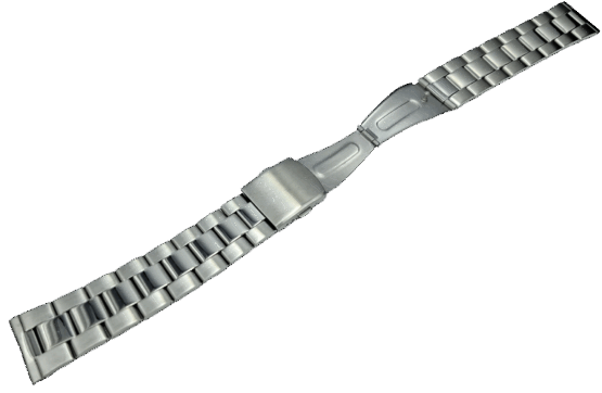 Bransoleta bransoletka do zegarka elegancka 22 mm stal nierdzewna - obrazek 7