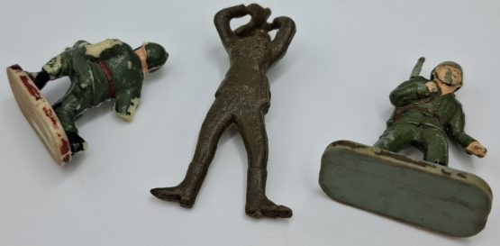 Stare kolekcjonerskie żołnierzyki żołnierz figurki PRL - obrazek 4