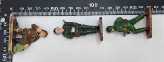 Stare kolekcjonerskie żołnierzyki żołnierz figurki PRL - obrazek 5