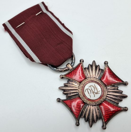 Stary medal odznaczenie krzyż zasługi PRL - obrazek 5
